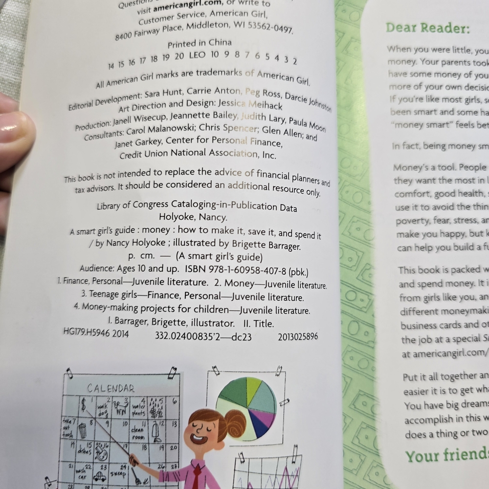 American Girl Green Guide to Money - Picture 5 of 9